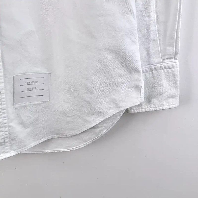Thom Browne Thom Browne White Cotton Women's Shirt 0089 Size XS / US 0-2 / IT 36-38 - 4 Thumbnail