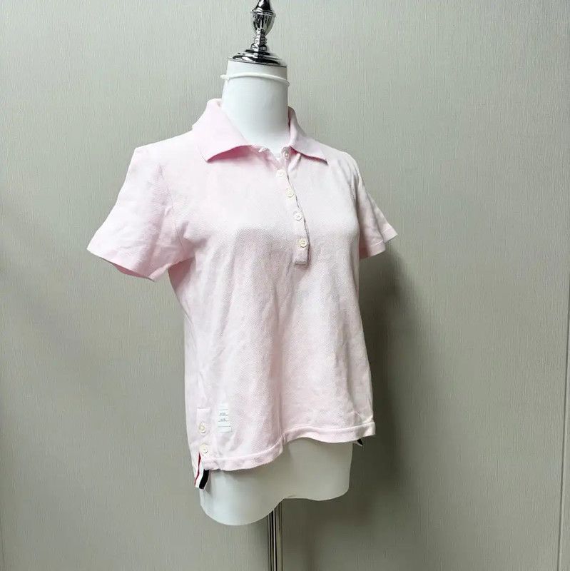 Thom Browne Thom Browne Pink Short-Sleeve T-Shirt 0089 Size S / US 4 / IT 40 - 4 Thumbnail