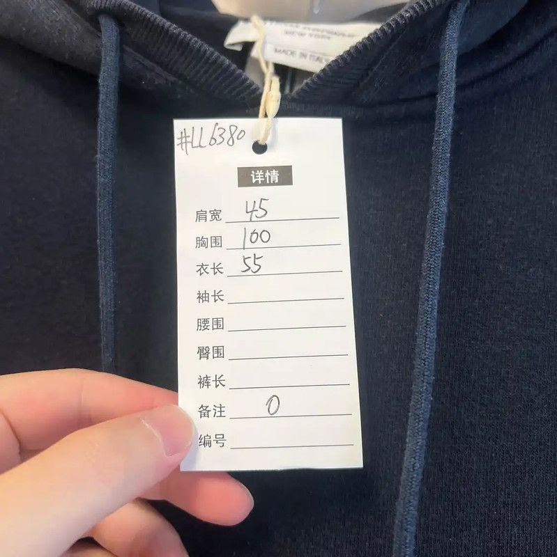 Thom Browne Thom Browne Navy Cotton Women's Hoodie 0089 Size S / US 4 / IT 40 - 3 Thumbnail