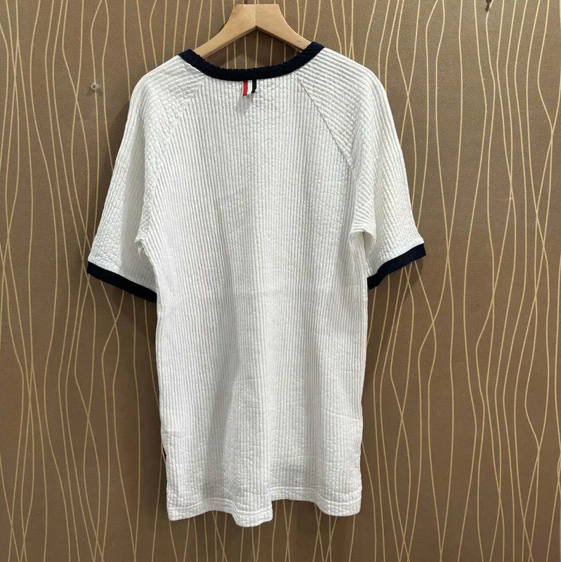 Thom Browne Thom Browne White Cotton Women's T-Shirt 0089 Size S / US 4 / IT 40 - 2 Thumbnail