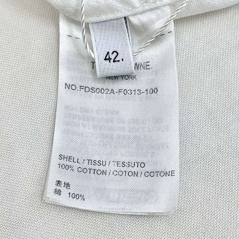 Thom Browne Thom Browne Classic White Cotton Dress 0089 Size M / US 6-8 / IT 42-44 - 7 Thumbnail