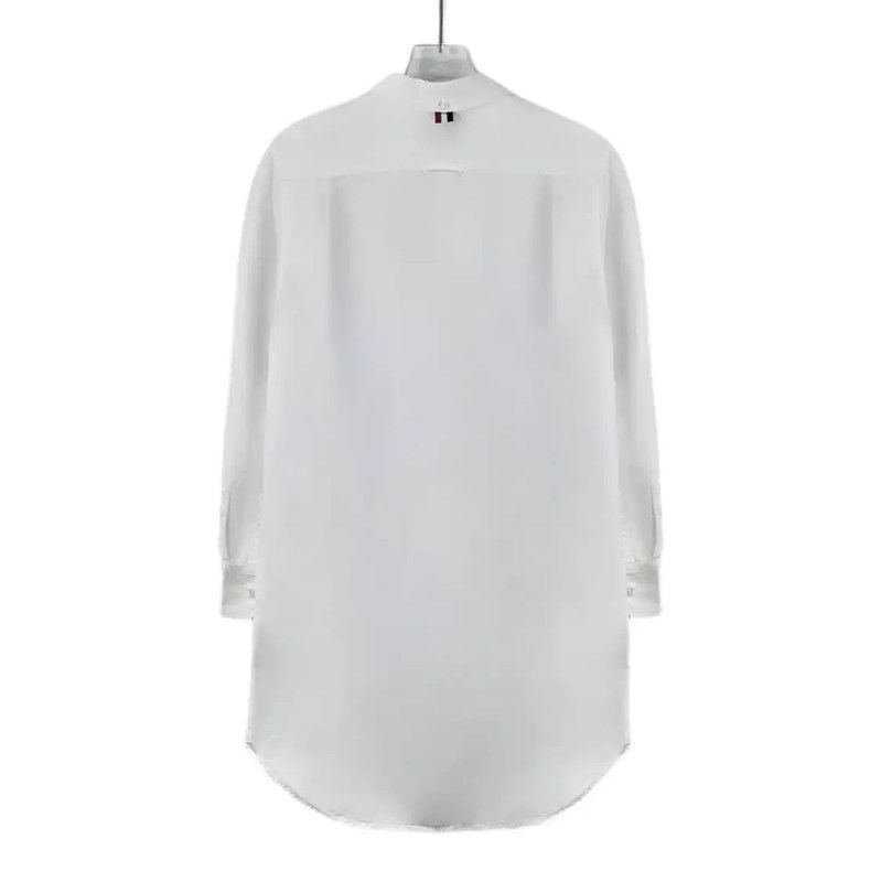 Thom Browne Thom Browne Classic White Cotton Dress 0089 Size M / US 6-8 / IT 42-44 - 2 Thumbnail
