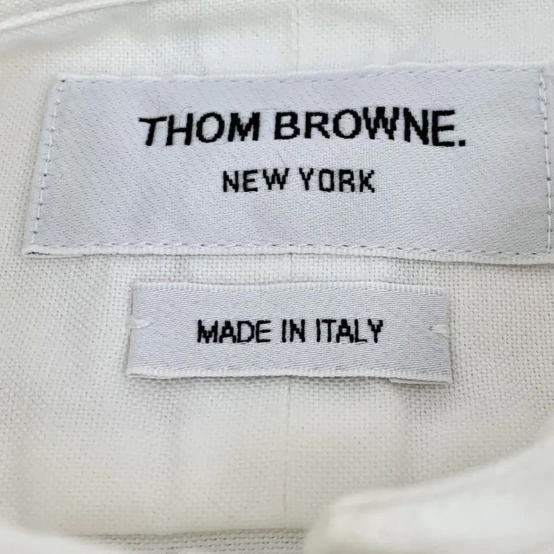 Thom Browne Thom Browne Classic White Cotton Dress 0089 Size M / US 6-8 / IT 42-44 - 6 Thumbnail