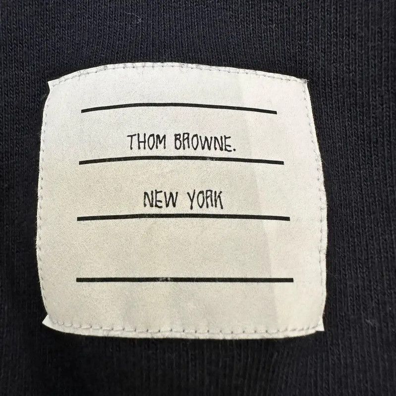 Thom Browne Thom Browne Navy Striped Cotton Lounge Pants 0089 Size 27" / US 4 / IT 40 - 7 Thumbnail