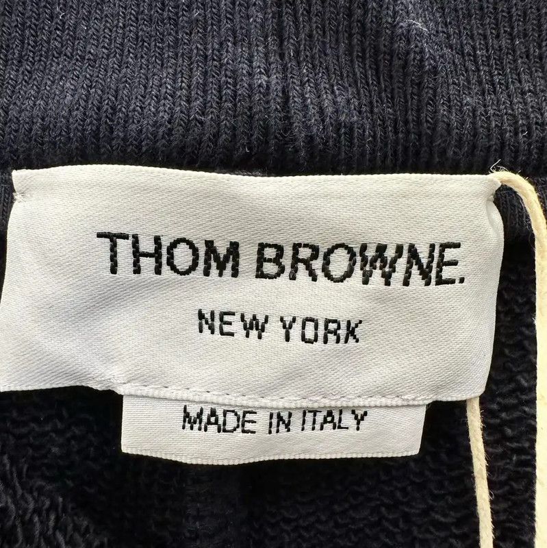 Thom Browne Thom Browne Navy Striped Cotton Lounge Pants 0089 Size 27" / US 4 / IT 40 - 6 Thumbnail