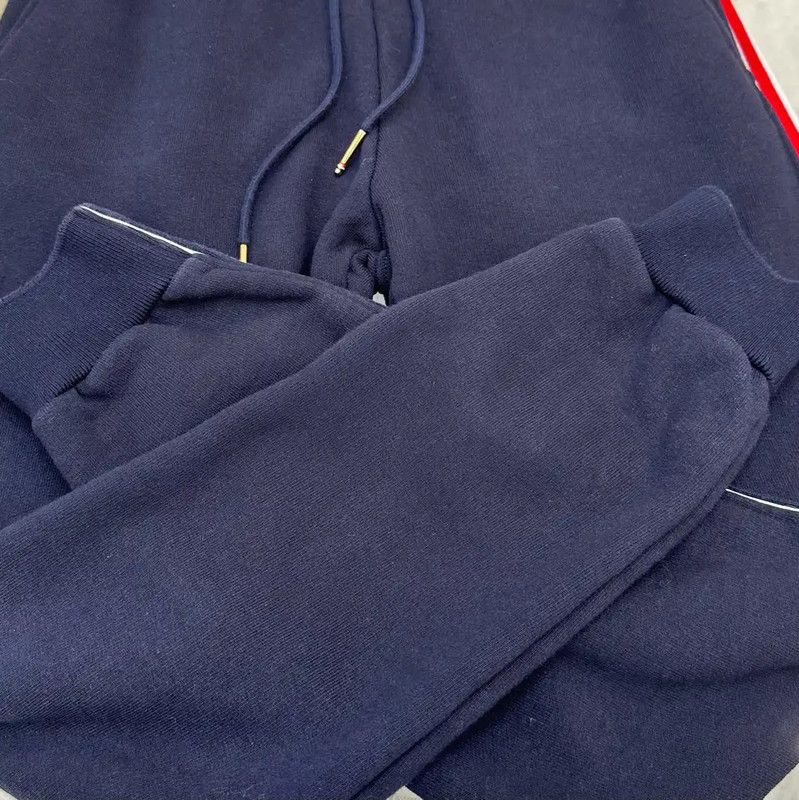 Thom Browne Thom Browne Navy Striped Cotton Lounge Pants 0089 Size 27" / US 4 / IT 40 - 5 Thumbnail
