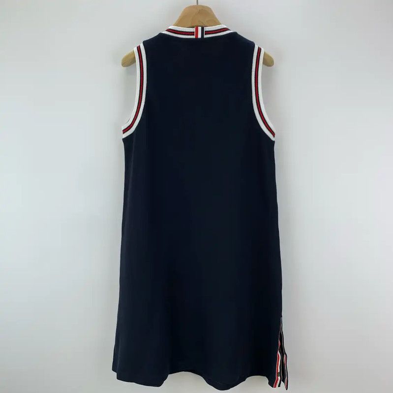 Thom Browne Thom Browne Blue Sleeveless Dress for Women 0089 Size M / US 6-8 / IT 42-44 - 2 Thumbnail