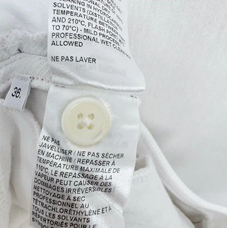 Thom Browne Thom Browne White Cotton Women's Shorts 0089 Size 23" - 8 Thumbnail