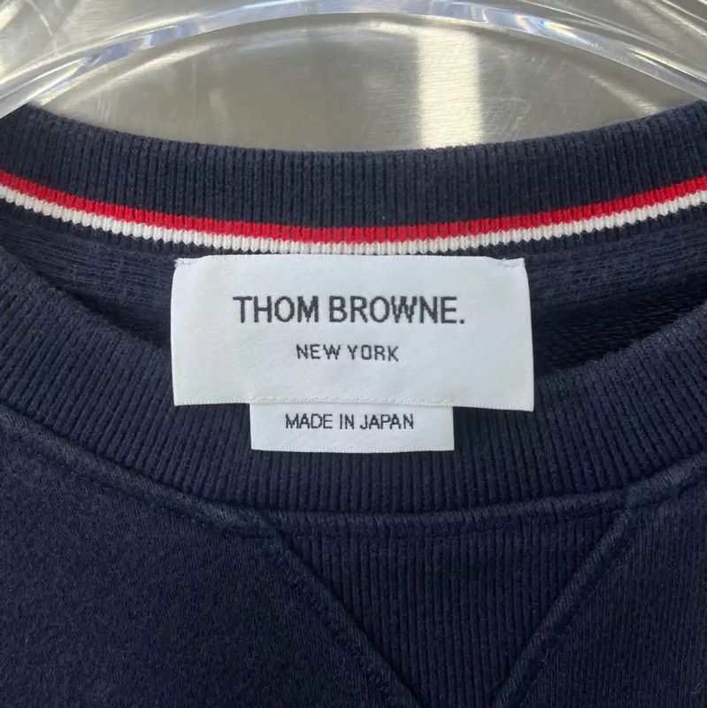Thom Browne Thom Browne Blue Cotton Women's Sweatshirt 0089 Size XS / US 0-2 / IT 36-38 - 3 Thumbnail