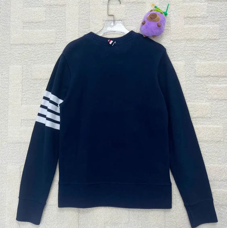 Thom Browne Thom Browne Blue Cotton Women's Sweatshirt 0089 Size XS / US 0-2 / IT 36-38 - 2 Thumbnail