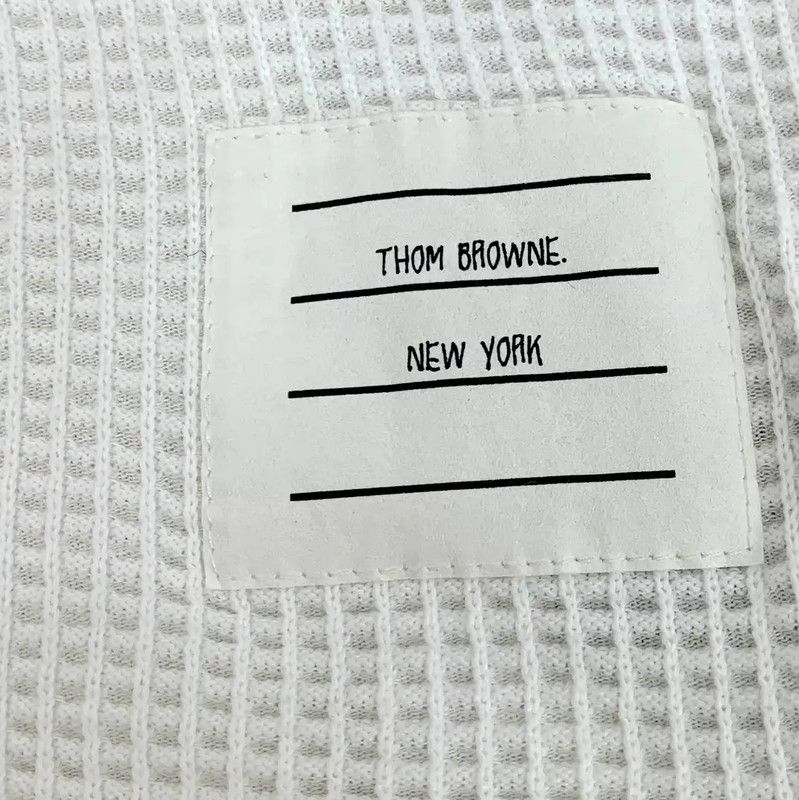 Thom Browne Thom Browne White Cotton Women's T-Shirt 0089 Size S / US 4 / IT 40 - 5 Thumbnail