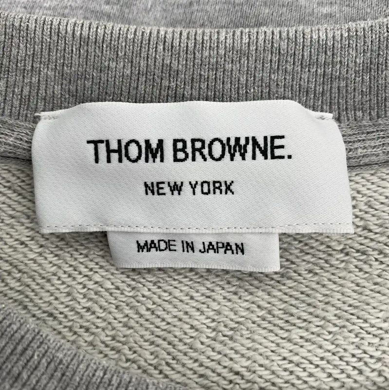 Thom Browne Thom Browne Gray Cotton Sweatshirt for Women 0089 Size M / US 6-8 / IT 42-44 - 6 Thumbnail