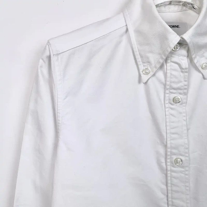 Thom Browne Thom Browne White Cotton Women's Shirt 0089 Size S / US 4 / IT 40 - 3 Thumbnail