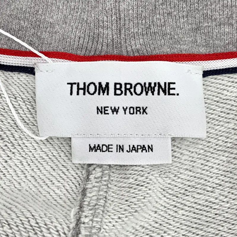 Thom Browne Gray Cotton Casual Pants for Women 0089