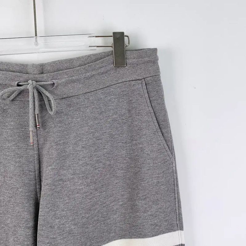 Thom Browne Gray Cotton Casual Pants for Women 0089