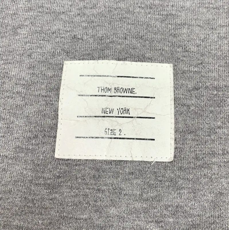 Thom Browne Gray Cotton Casual Pants for Women 0089