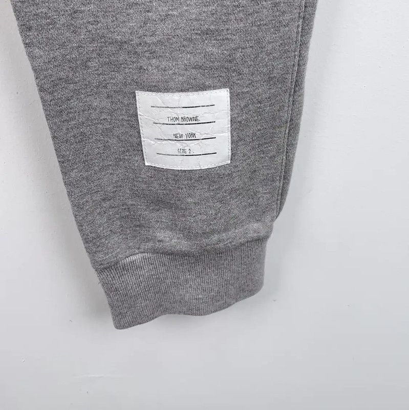 Thom Browne Gray Cotton Casual Pants for Women 0089
