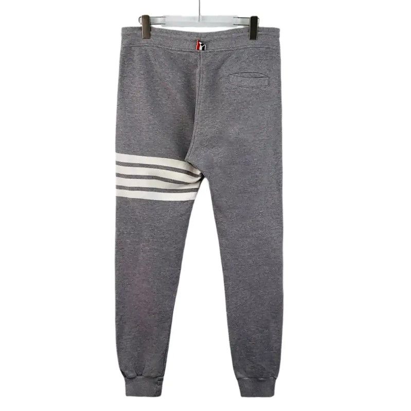 Thom Browne Gray Cotton Casual Pants for Women 0089