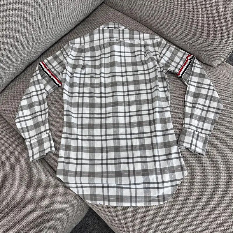 Thom Browne Thom Browne Gray Cotton Women’s Shirt 0089 Size S / US 4 / IT 40 - 2 Thumbnail
