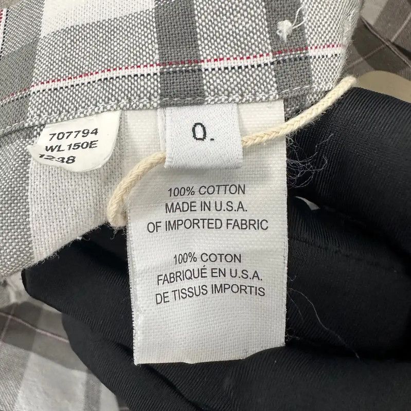 Thom Browne Thom Browne Gray Cotton Women’s Shirt 0089 Size S / US 4 / IT 40 - 4 Thumbnail