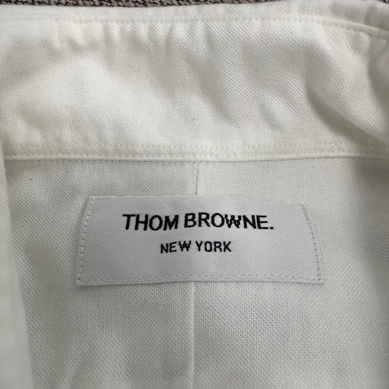 Thom Browne Thom Browne White Cotton Women's Shirt 0089 Size S / US 4 / IT 40 - 3 Thumbnail