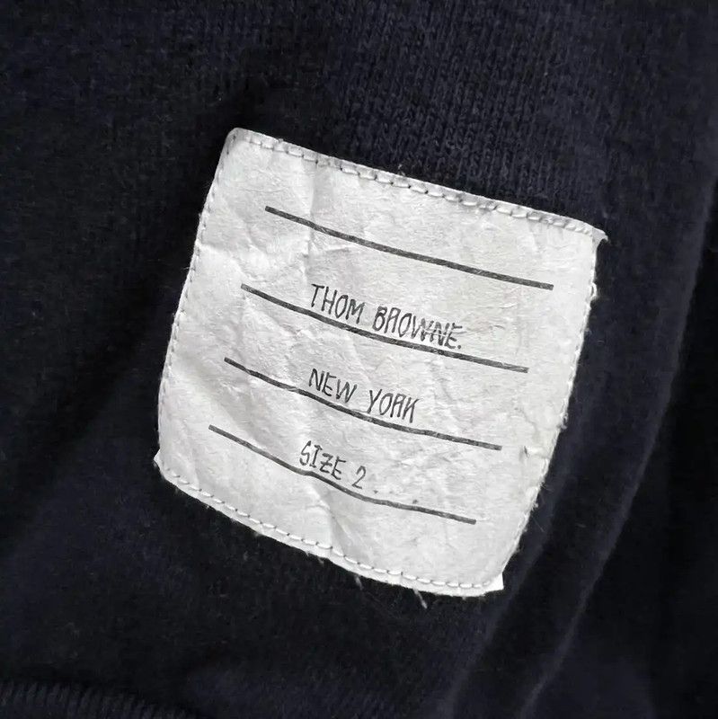 Thom Browne Thom Browne Women's Navy Long Sleeve Sweatshirt 0089 Size ONE SIZE - 3 Thumbnail
