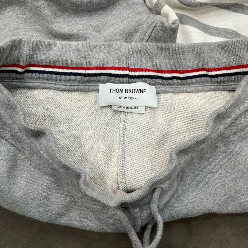 Thom Browne Thom Browne Gray Cotton Women's Sweatpants 0089 Size 34" / US 12 / IT 48 - 3 Thumbnail