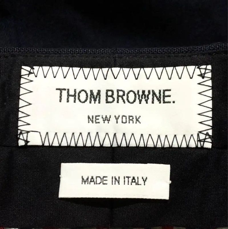 Thom Browne Thom Browne Black Striped Mid-Length Skirt 0089 Size 23" - 7 Thumbnail