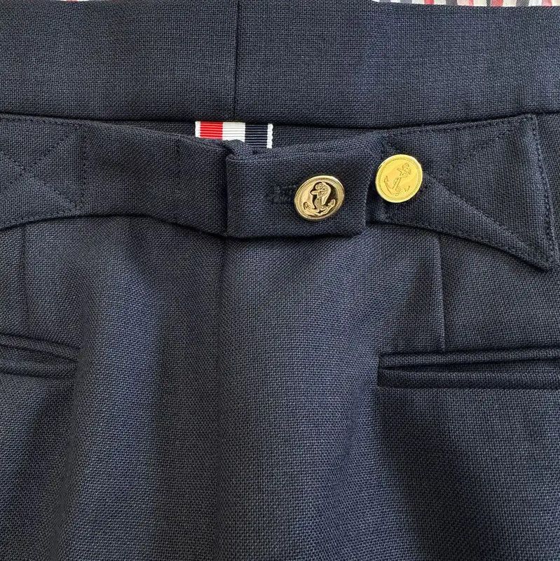 Thom Browne Thom Browne Black Striped Mid-Length Skirt 0089 Size 23" - 6 Thumbnail