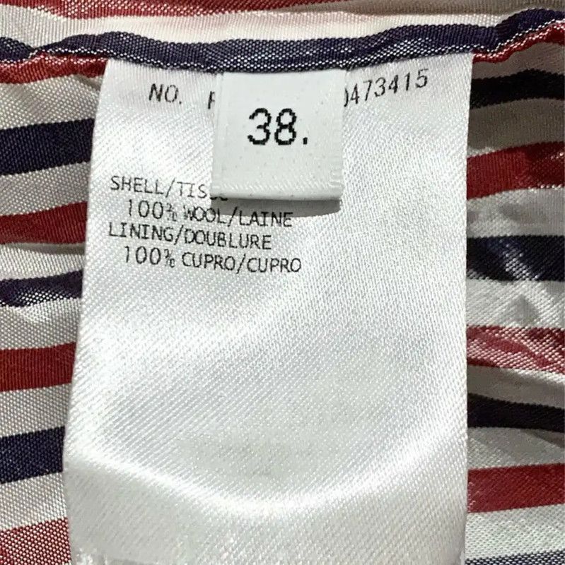Thom Browne Thom Browne Black Striped Mid-Length Skirt 0089 Size 23" - 8 Thumbnail