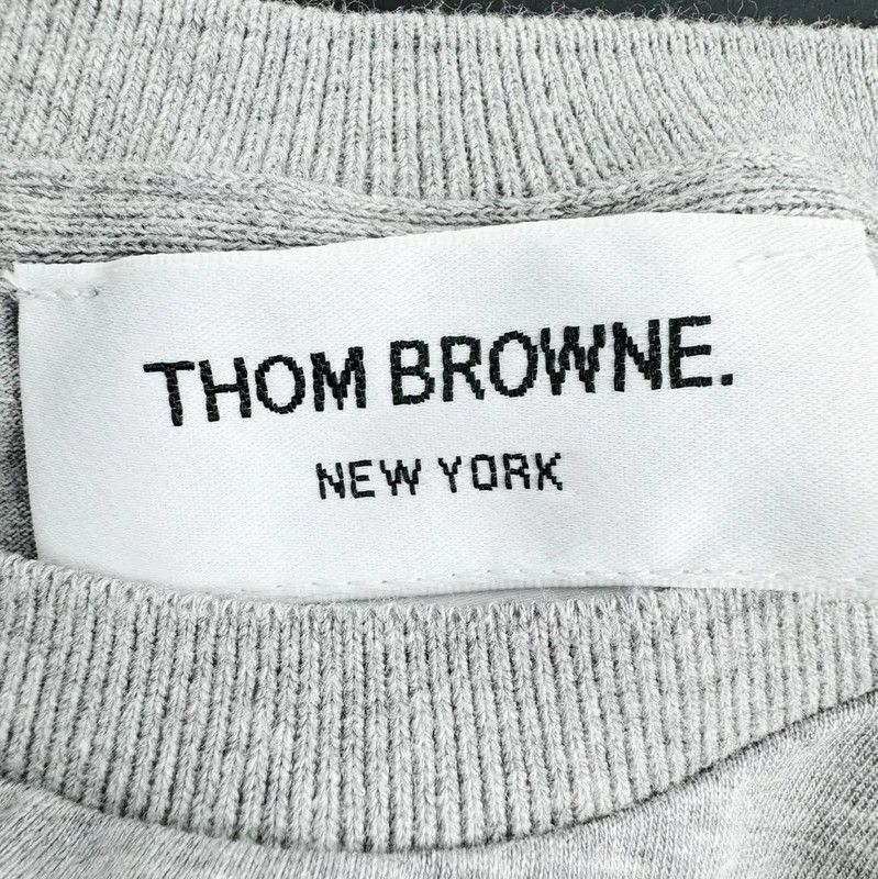 Thom Browne Thom Browne Gray Cotton Women's T-Shirt 0089 Size S / US 4 / IT 40 - 3 Thumbnail