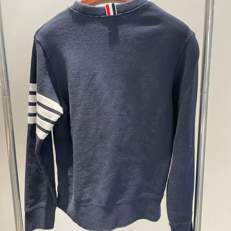 Thom Browne Thom Browne Women's Long Sleeve Dark Blue Hoodie 0089 Size S / US 4 / IT 40 - 2 Thumbnail