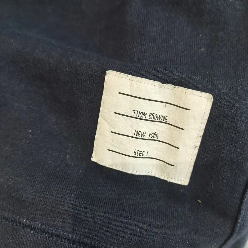 Thom Browne Thom Browne Navy Cotton Women's Sweatshirt 0089 Size S / US 4 / IT 40 - 5 Thumbnail