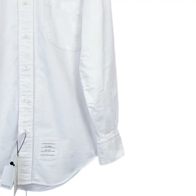 Thom Browne Thom Browne White Cotton Long Sleeve Shirt 0089 Size XS / US 0-2 / IT 36-38 - 4 Thumbnail
