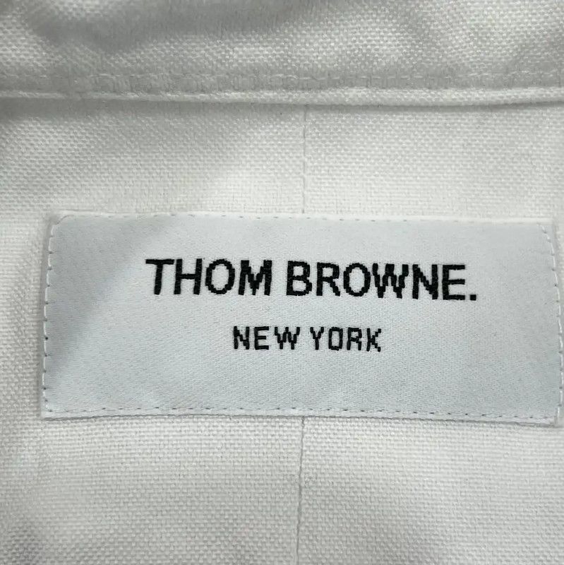 Thom Browne Thom Browne White Cotton Long Sleeve Shirt 0089 Size XS / US 0-2 / IT 36-38 - 5 Thumbnail