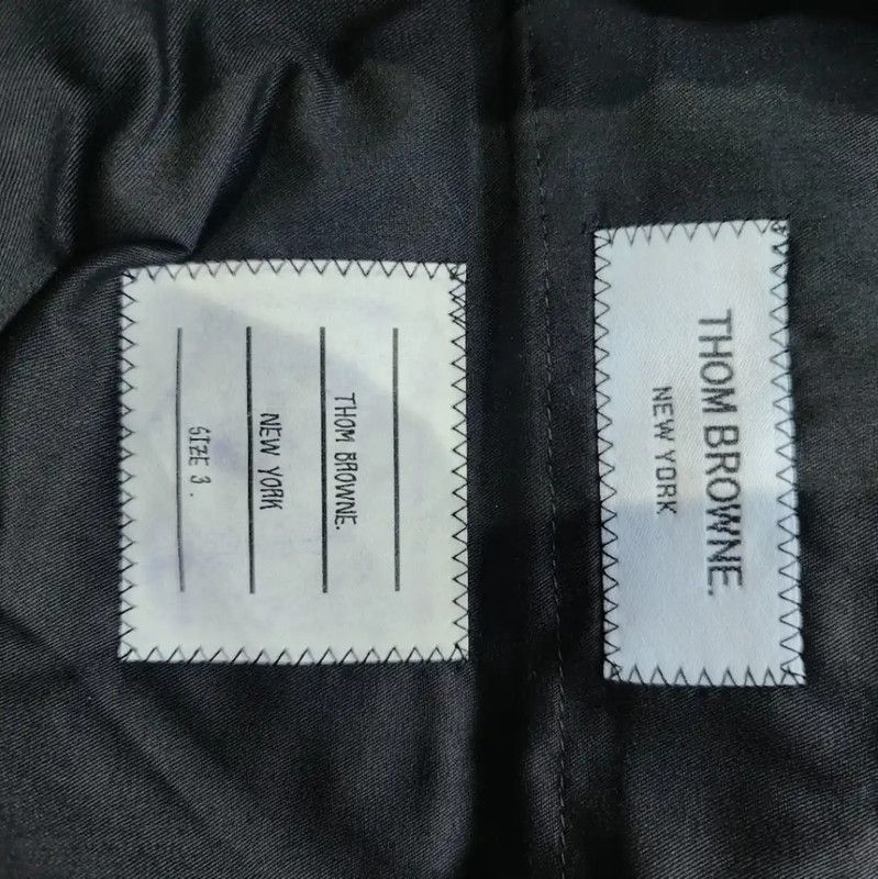 Thom Browne Thom Browne Gray Cotton Relaxed Pants 0089 Size 32" / US 10 / IT 46 - 3 Thumbnail