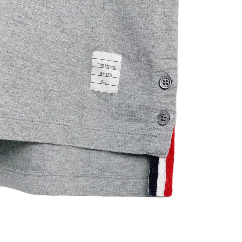Thom Browne Thom Browne Gray Cotton Women's T-Shirt 0089 Size S / US 4 / IT 40 - 5 Thumbnail