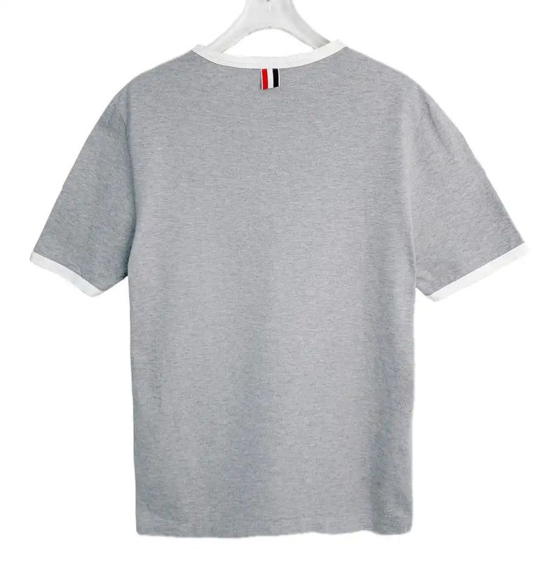 Thom Browne Thom Browne Gray Cotton Women's T-Shirt 0089 Size S / US 4 / IT 40 - 2 Thumbnail