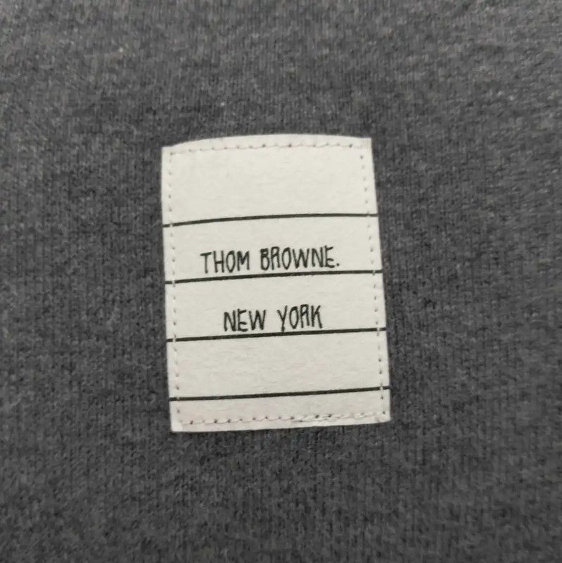 Thom Browne Thom Browne Grey Cotton Women's Casual Pants 0089 Size 29" - 4 Thumbnail