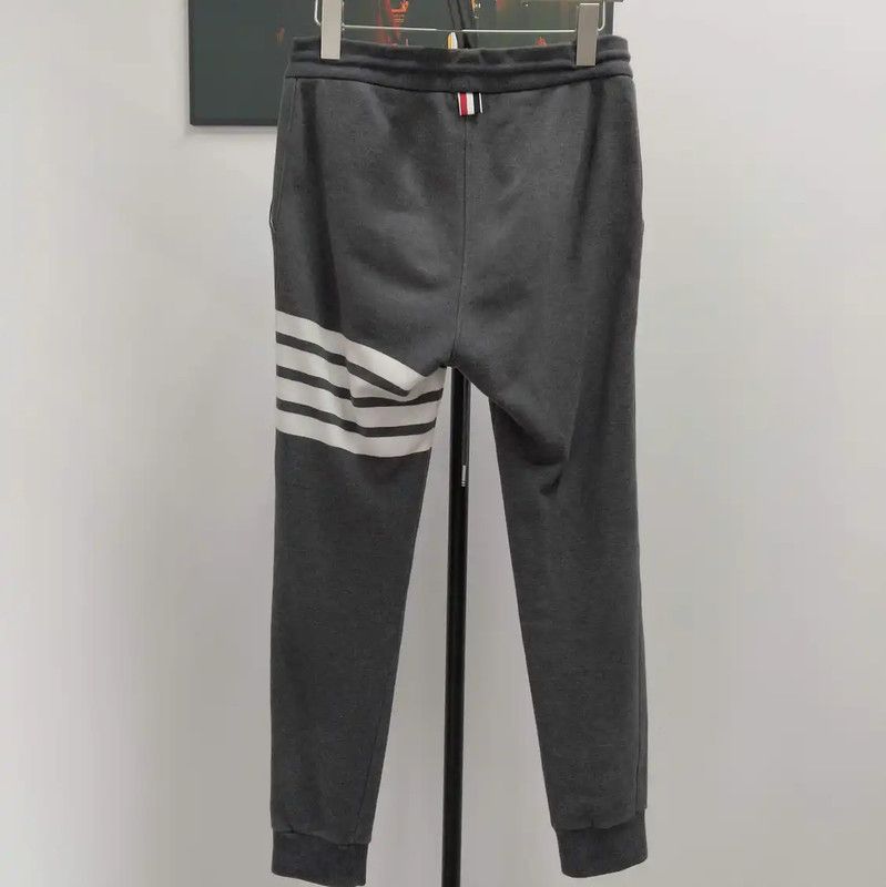 Thom Browne Thom Browne Grey Cotton Women's Casual Pants 0089 Size 29" - 2 Thumbnail