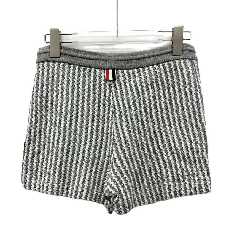 Thom Browne Thom Browne Gray Cotton Women's Shorts 0089 Size 23" - 2 Thumbnail