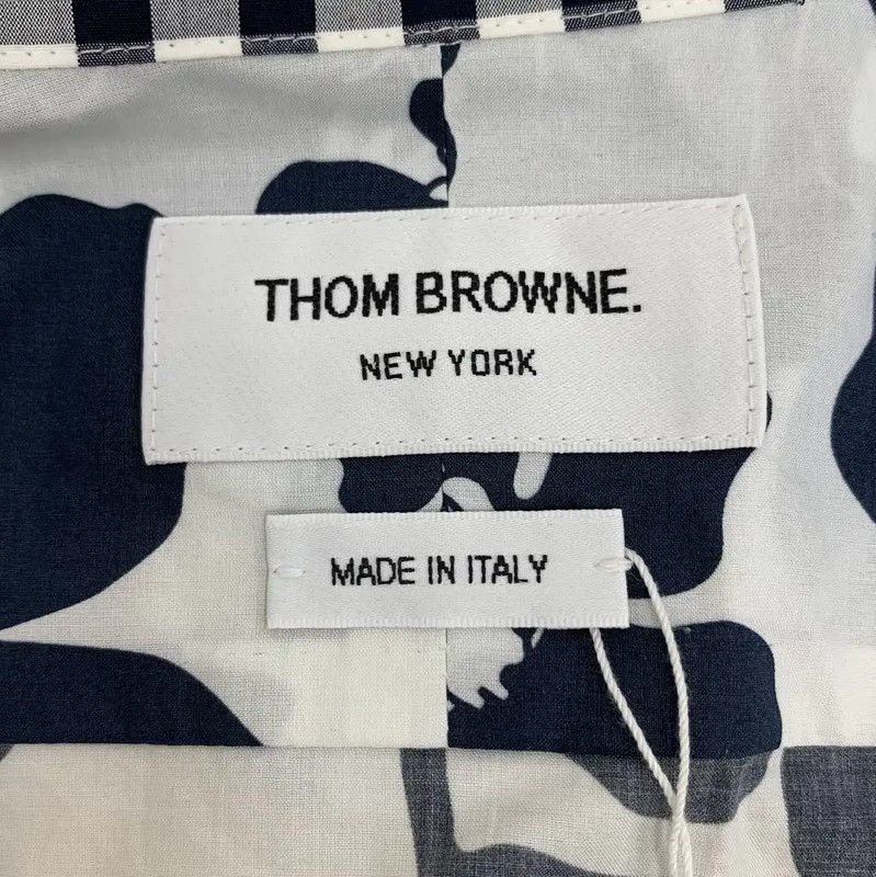 Thom Browne Thom Browne Color Block Cotton Shirt 0089 Size L / US 10 / IT 46 - 6 Thumbnail