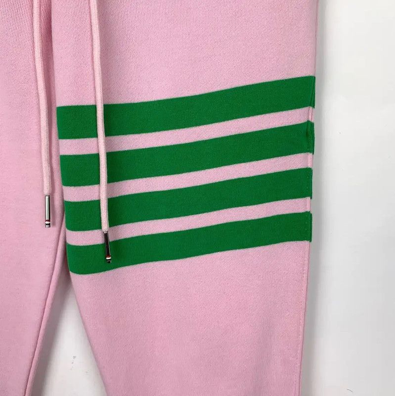 Thom Browne Thom Browne Pink Cotton Casual Pants 0089 Size 22" - 4 Thumbnail