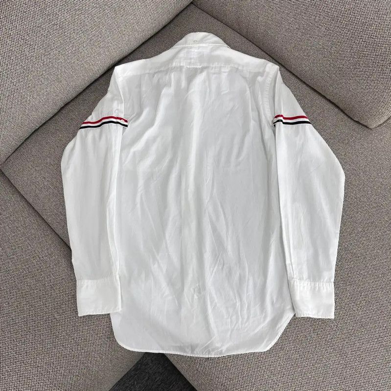 Thom Browne Thom Browne White Cotton Women's Shirt 0089 Size M / US 6-8 / IT 42-44 - 2 Thumbnail