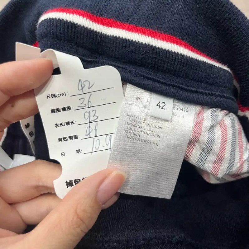 Thom Browne Thom Browne Women's Casual Pants in Navy 0089 Size 30" / US 8 / IT 44 - 5 Thumbnail