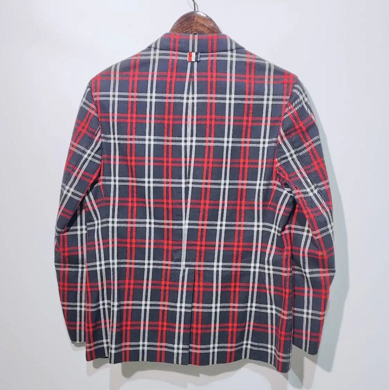 Thom Browne Thom Browne Red Cotton Women's Jacket 0089 Size M / US 6-8 / IT 42-44 - 2 Thumbnail