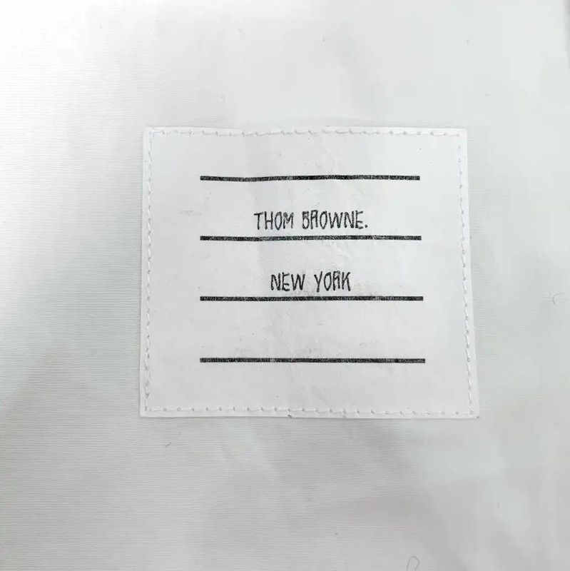 Thom Browne Thom Browne White Cotton Long Sleeve Dress 0089 Size S / US 4 / IT 40 - 6 Thumbnail