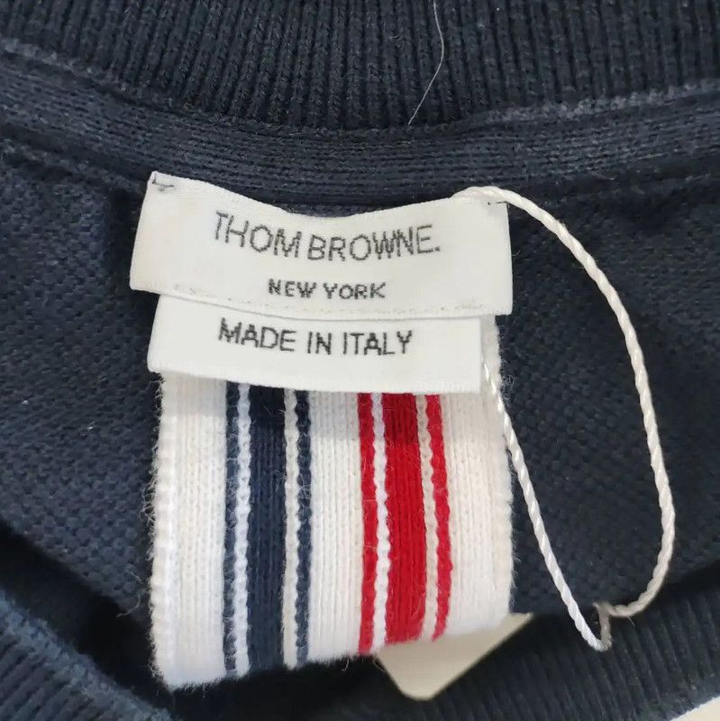 Thom Browne Thom Browne Black Cotton Women's T-Shirt 0089 Size S / US 4 / IT 40 - 3 Thumbnail