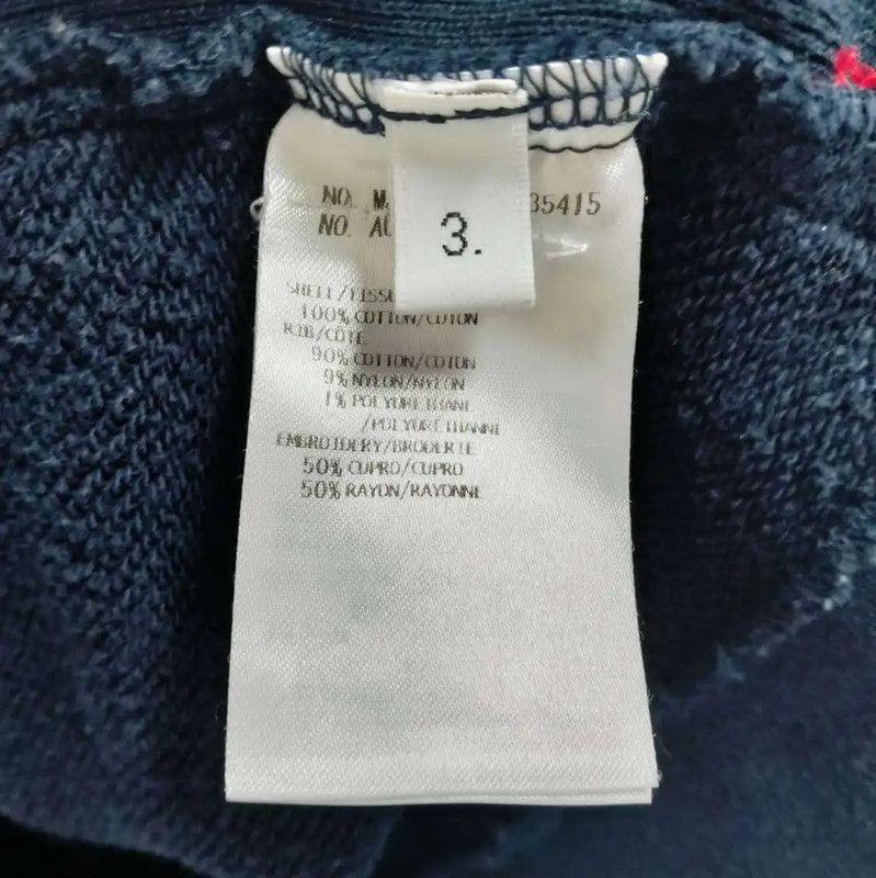 Thom Browne Thom Browne Navy Cotton Long Sleeve Hoodie 0089 Size L / US 10 / IT 46 - 5 Thumbnail