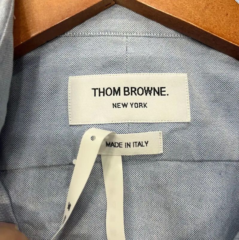 Thom Browne Thom Browne Blue Cotton Women's Shirt 0089 Size XXS / US 00 / IT 34 - 3 Thumbnail